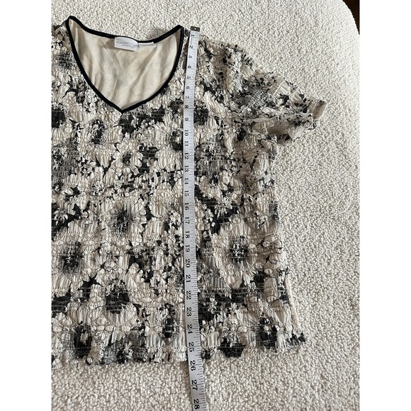 Worthington Woman Floral Lace Top XL Boho Embroidered Feminine Fairycore Trend - Picture 7 of 9